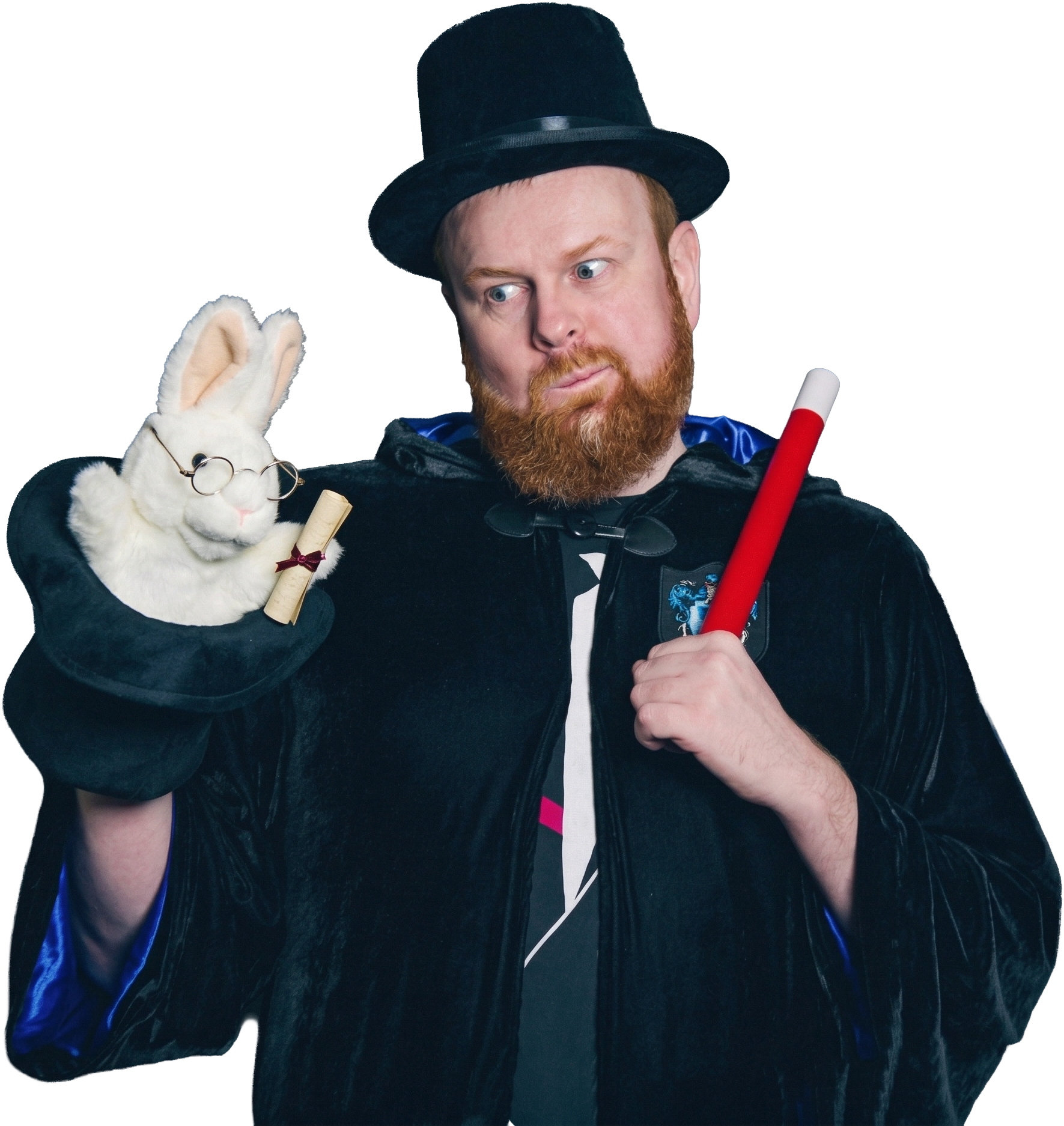 Dmitry performing children's magic in Aurora